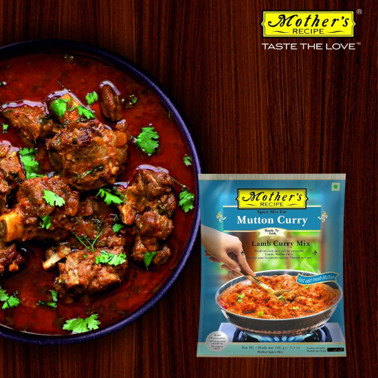 Mothers Recipe Ready To Cook Mutton/Lamb Curry Mix 100g, Pack Of 12