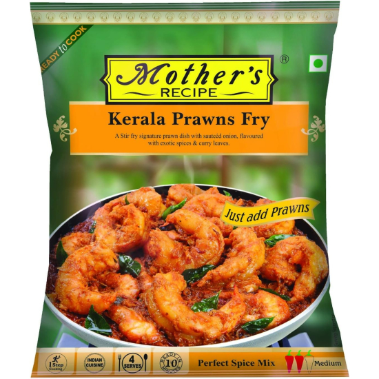 Mothers Recipe Ready To Cook Kerala Prawns Fry 75g, Pack Of 12