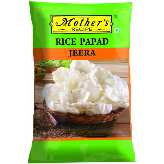 Mothers Recipe Rice Papad Jeera 75g, Pack Of 12