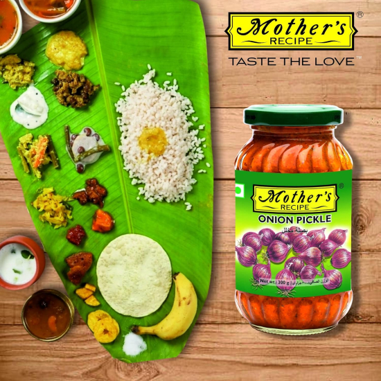 Mothers Recipe Madras Onion Pickle 300g, Pack Of 12