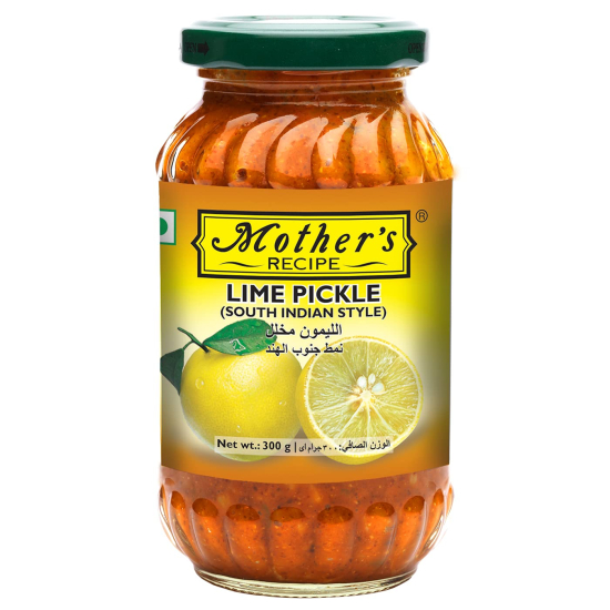 Mothers Recipe Lime Pickle Mild 300g, Pack Of 12