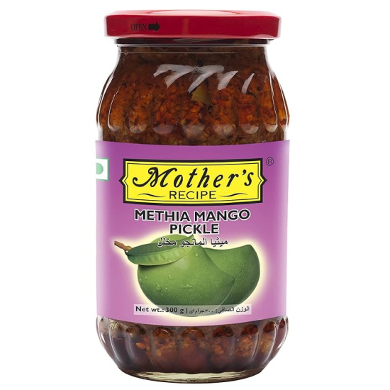 Mothers Recipe Guj Methia Mango Pickle 300g, Pack Of 12