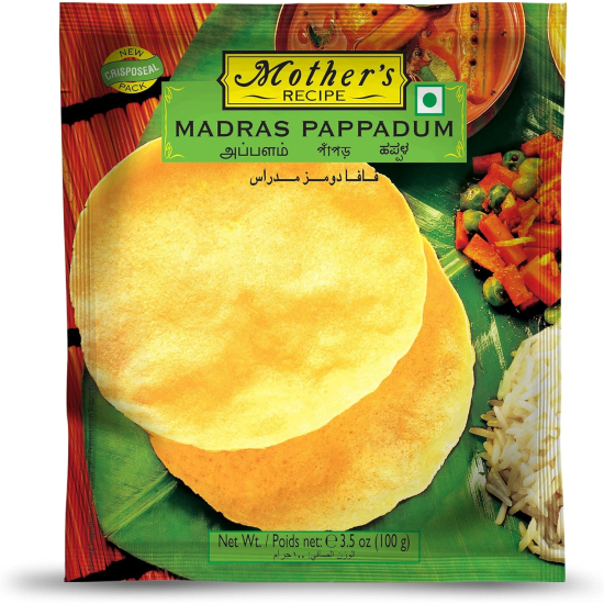 Mother Recipe Pappadam 100g, Pack Of 12