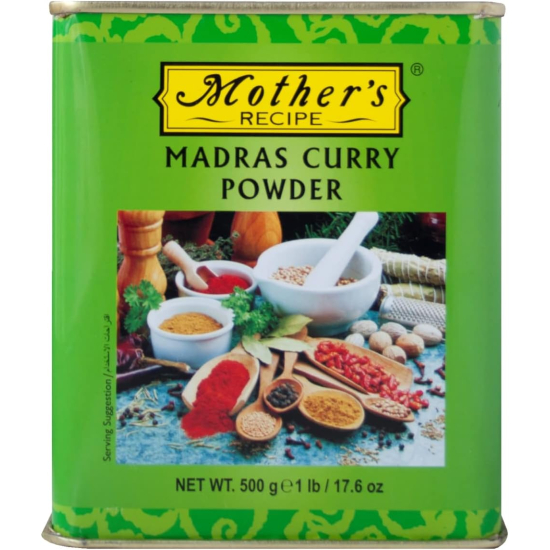 Mothers Recipe Madras Curry Powder 500g, Pack Of 12