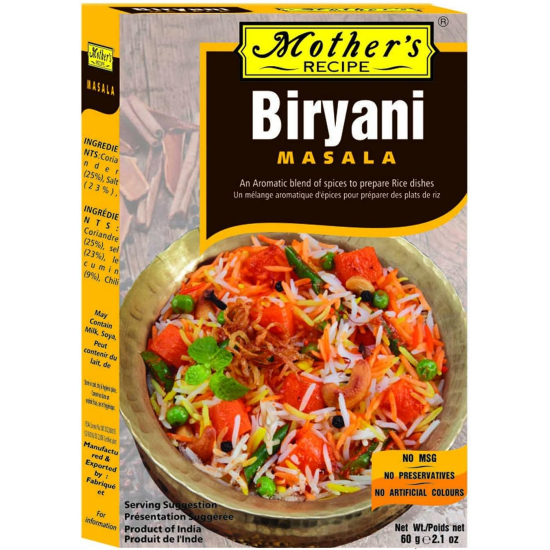 Mothers Recipe Rajasthani Biryani Masala 60g, Pack Of 12