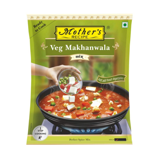 Mothers Recipe Ready To Cook Veg Makhanwala 75g, Pack Of 12