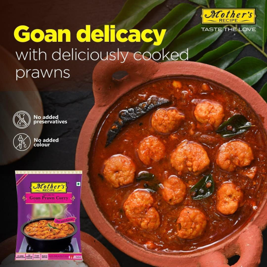 Mothers Recipe Ready To Cook Goan Prawn Curry 80g, Pack Of 12