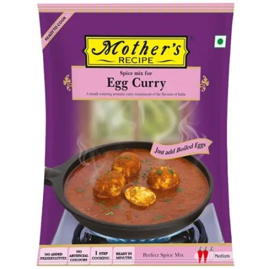 Mother's Recipe Rtc Egg Curry Mix Spice 80g, Pack Of 12