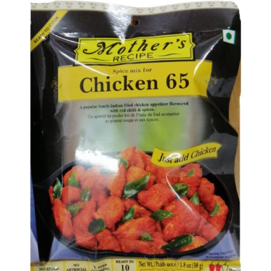 Mother's Recipe Ready To Cook Chicken-65 50g, Pack Of 12