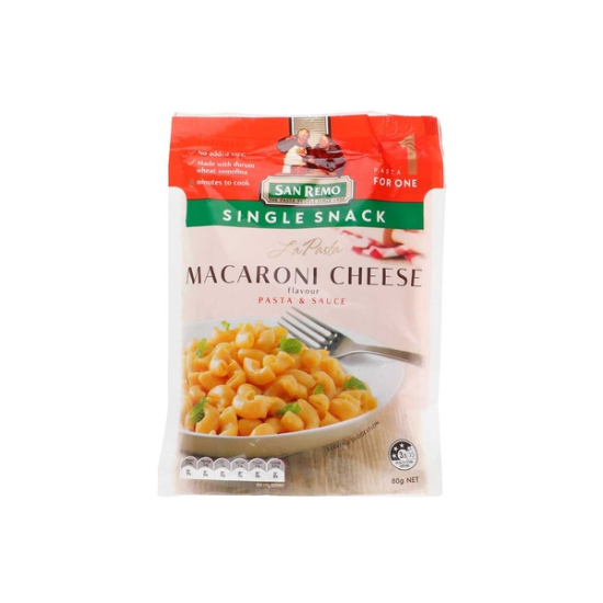 San Remo La Pasta Macoroni Cheese 80g, Pack Of 12