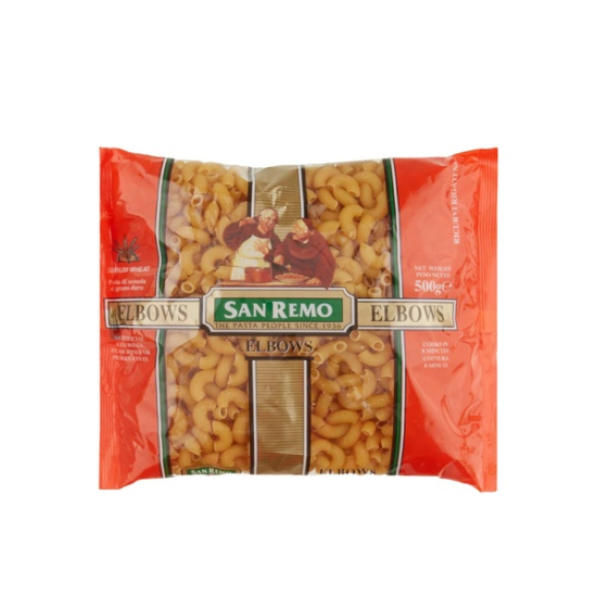 San Remo Pasta Elbows #35 500g, Pack Of 12