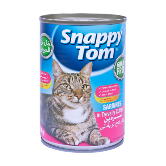 Snappy Tom Sardines in Trevally Cutlet 400g Pack Of 12