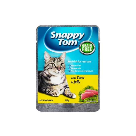 Snappy Tom Pouch Tuna In Jelly 85g Pack Of 12