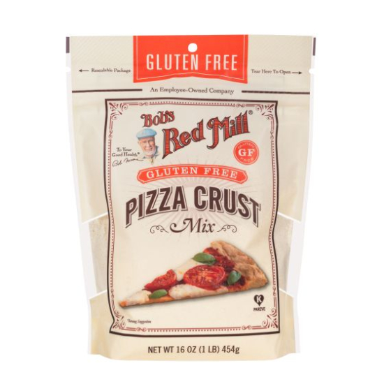 Bob's Red Mill Pizza Crust Mix, Gluten Free 16 Oz, Pack Of 4