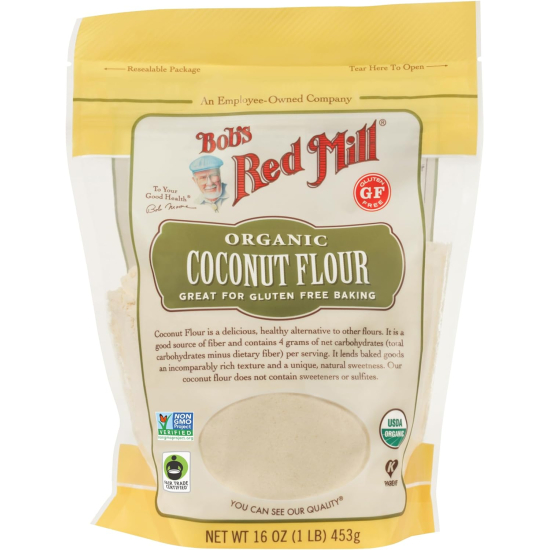 Bob's Red Mill Bobs Red Mill Organic Coconut Flour 16 Oz, Pack Of 4