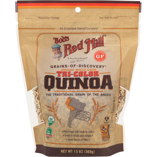 Bob's Red Mill Organic Tri-Color Grain 13 Oz, Pack Of 5