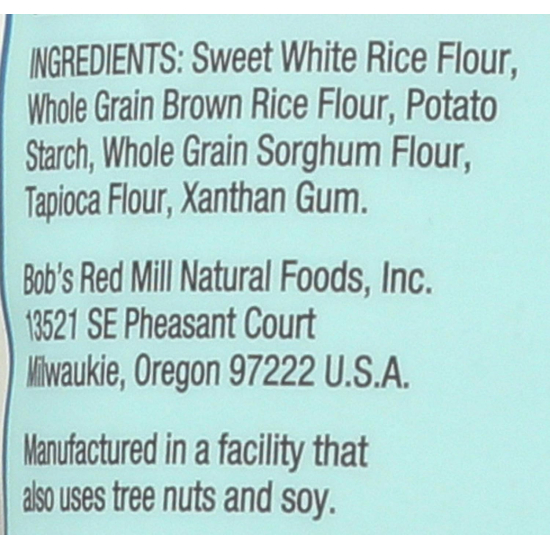 Bob's Red Mill Gluten Free 1 to 1 Baking Flour 22 Oz, Pack Of 4