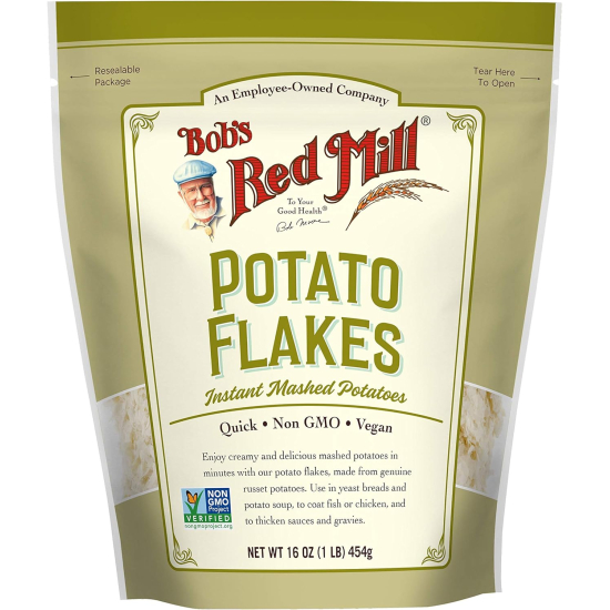 Bob's Red Mill Potato Flakes Instant Mashed Potatoes 16 Oz, Pack Of 4