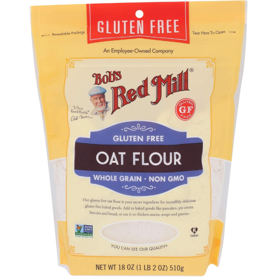 Bob's Red Mill Gluten Free Oat Flour 18 Oz, Pack Of 4