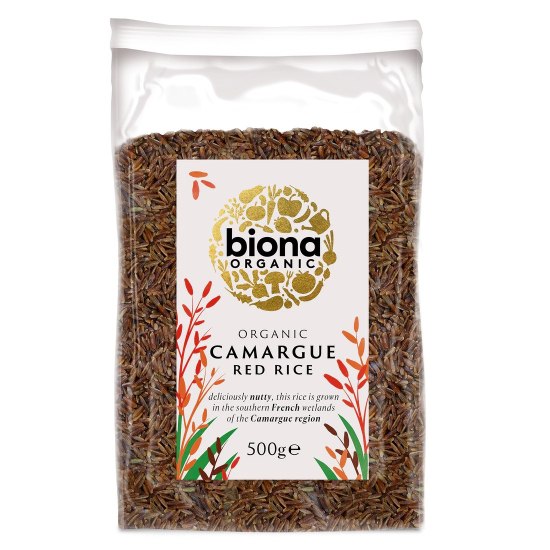 Biona Organic Red Camargue Rice 500g, Pack Of 6