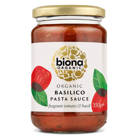 Biona Organic Basilico Pasta Sauce 350g, Pack Of 6