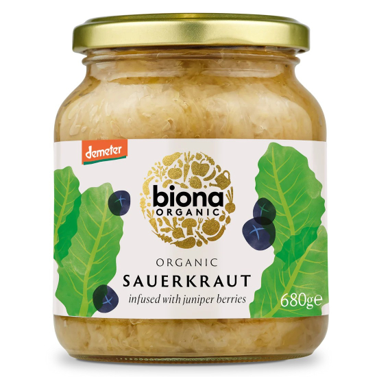 Biona Organic Sauerkraut 360g, Pack Of 6