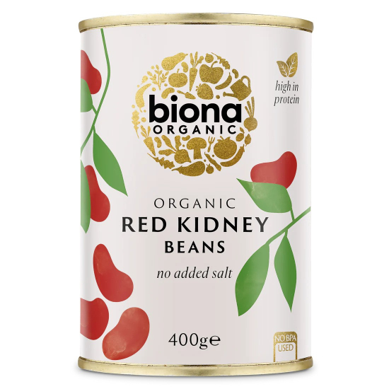 Biona Organic Red Kidney Beans 400g, Pack Of 6