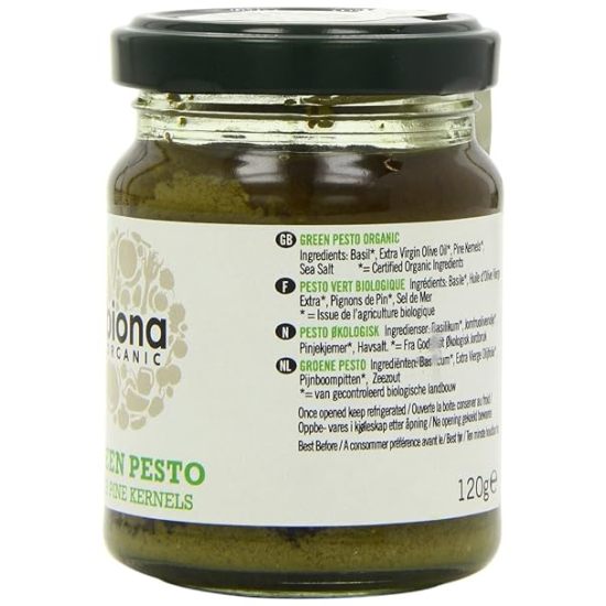 Biona Organic Green Pesto Organic 120g, Pack Of 6