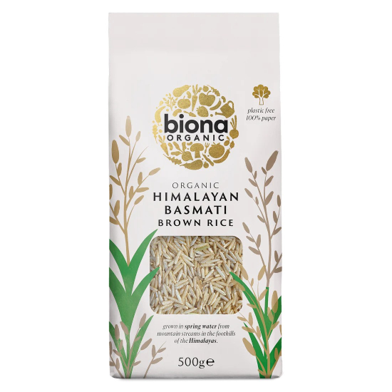 Biona Organic Brown Basmati Rice 500g, Pack Of 6