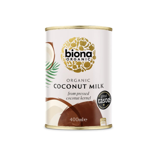 Biona Organic Coconut Milk 400 ml, Pack of 6