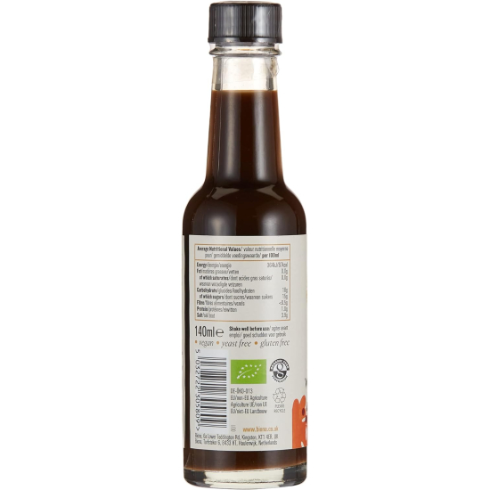 Biona Organic Worcester Sauce 140 ml, Pack Of 6