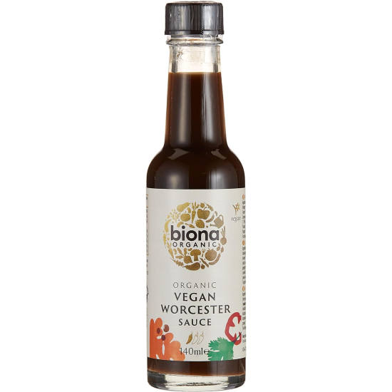 Biona Organic Worcester Sauce 140 ml, Pack Of 6