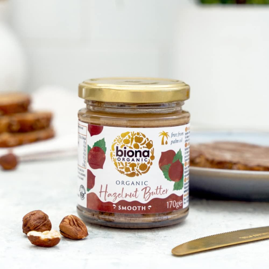 Biona Organic Hazelnut Butter 170g, Pack Of 6