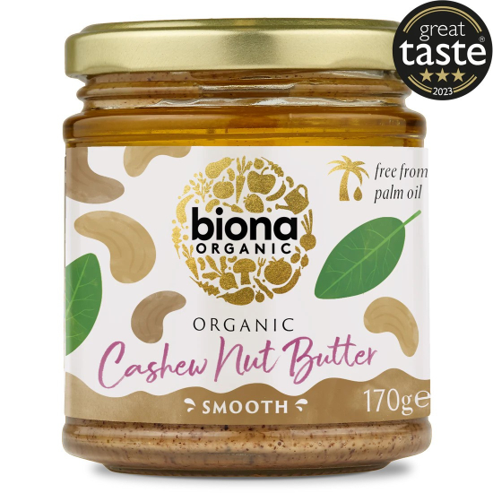 Biona Cashew Nut Butter Organic 170g, Pack Of 6