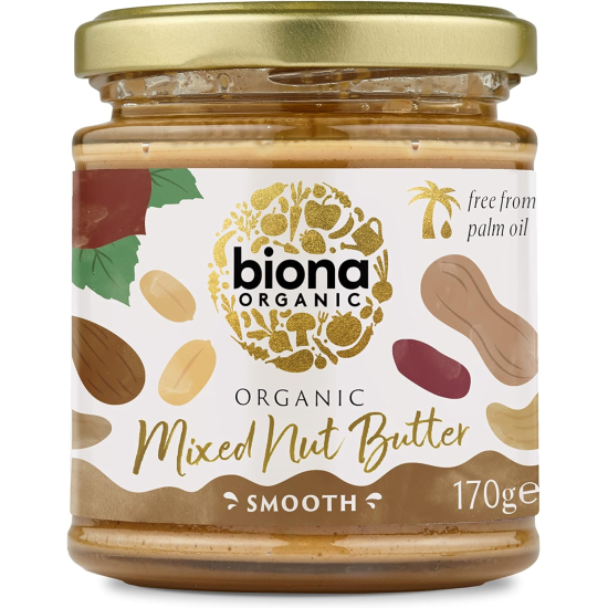 Biona Organic Mixed Nut Butter 170g, Pack Of 6