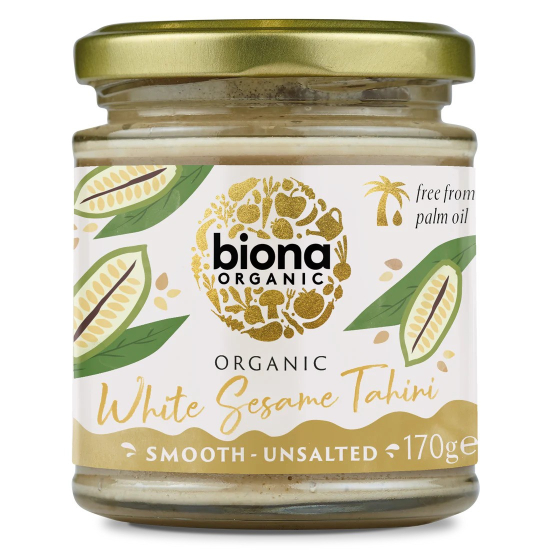 Biona Organic White Tahini Unsalted 170g, Pack Of 6