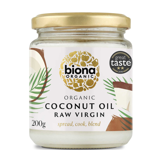 Biona Organic Raw Virgin Coconut Oil 200g, Pack Of 6