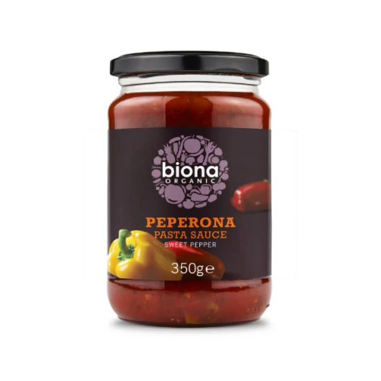 Organic Peperona Pasta Sauce Sweet Pepper 350g, Pack Of 6