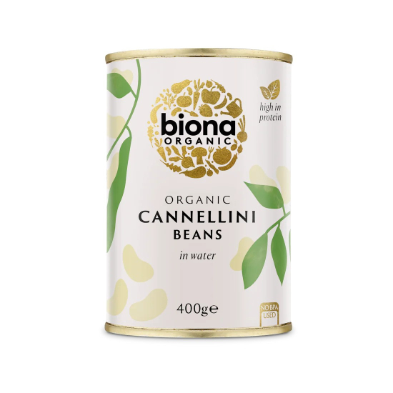 Biona Organic Cannellini Beans 400g, Pack Of 6