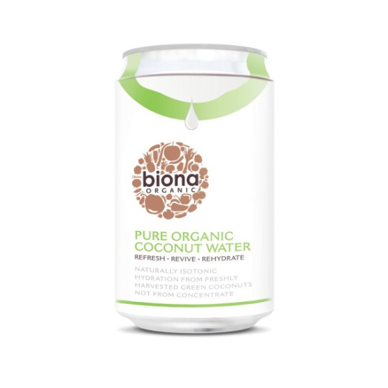 Biona Organic Coconut Water  330 ml, Pack Of 12