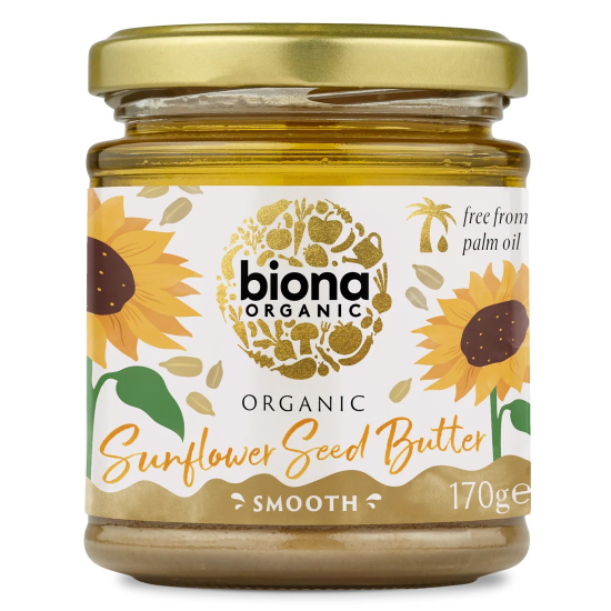 Biona Organic Sunflower Seed Butter 170g, Pack Of 6