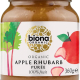 Biona Apple & Rhubarb Puree Organic No Added Sugar, Pack Of 6