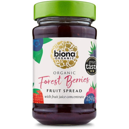 Biona Organic Forest Berries Fruit Spread 250g, Pack Of 6