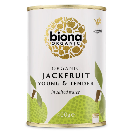 Biona Organic Jack fruit in Salted Water 400g, Pack Of 6