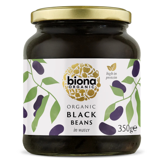 Biona  Organic Black Beans 350g, Pack Of 6