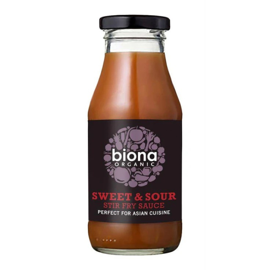 Biona Organic Sweet & Sour Stir Fry Sauce 240 ml, Pack Of 6