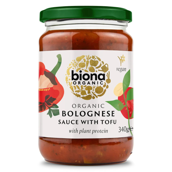 Biona Organic Tofu Bolognese Pasta Sauce 340g, Pack Of 6