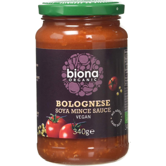 Biona Organic Soya Bolognese Pasta Sauce 340g, Pack Of 6