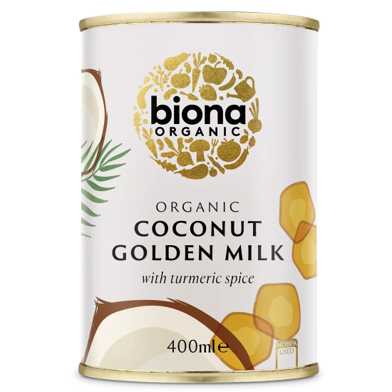 Biona Organic Golden Coconut Milk With Tumeric 400 ml