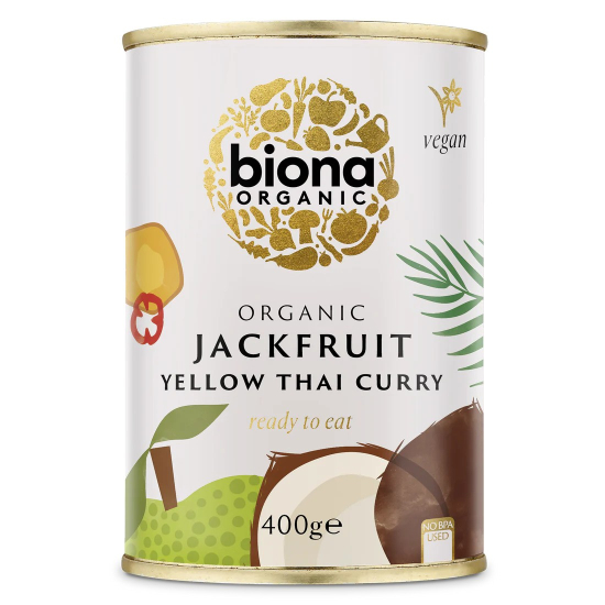 Biona Organic Yellow Thai Curry Jackfruit 400g, Pack Of 6